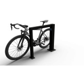 E-bike lean-on hoop | Single hoop | without lockable loading box